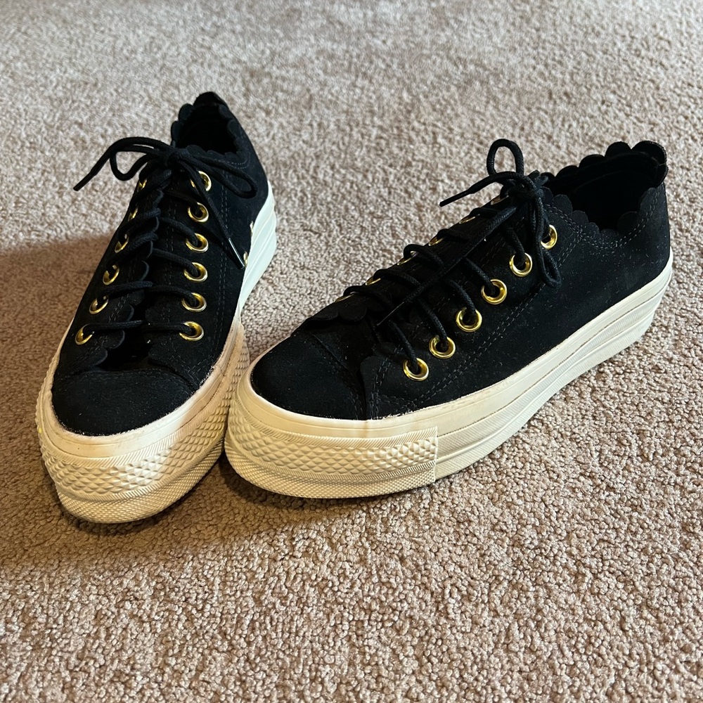 Converse suede sneakers
